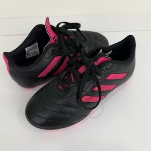 Adidas Black Pink Soccer Cleats Youth 12K FG Athletic Core